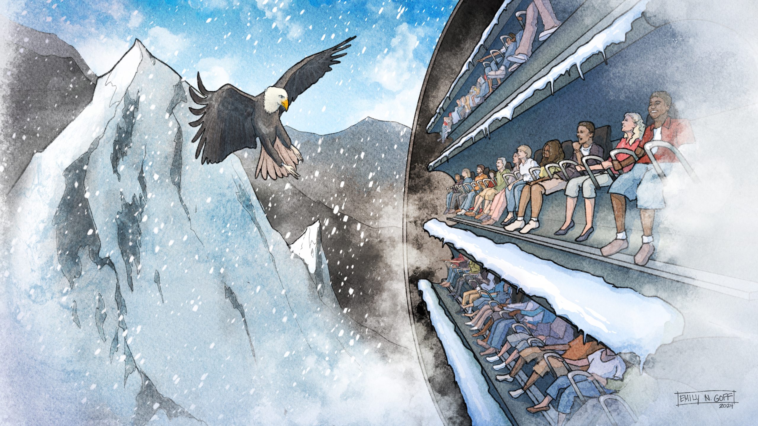 Glacier Beach Colorado Unveils Soarin’ Over the Rockies: A Thrilling Journey Through Time and Nature